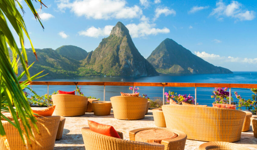 jade mountain best hotels st lucia