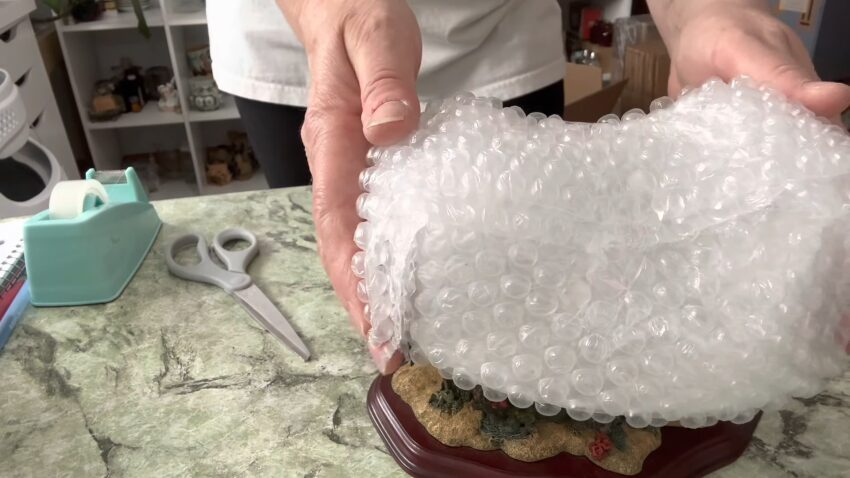 Protect Fragile Items with Bubble Wrap