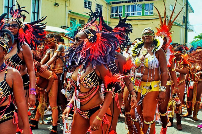 Lucian Carnival parade